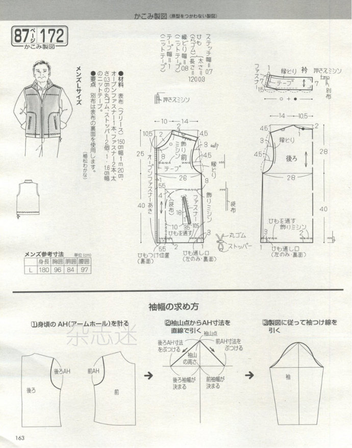男士衬衣裁剪转