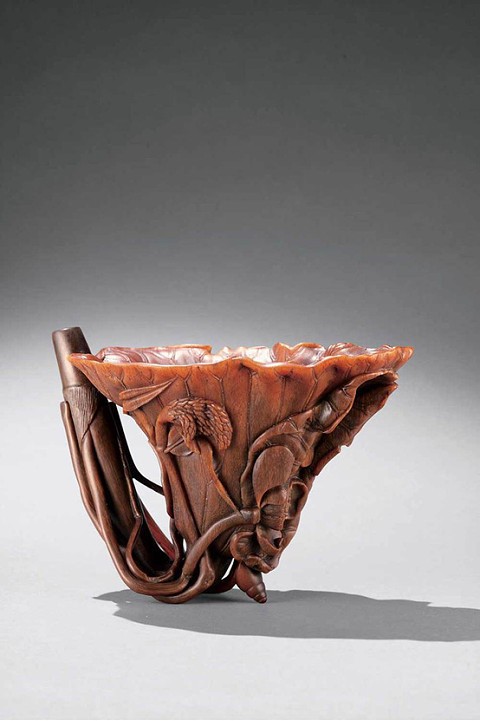 精美的犀牛角艺术