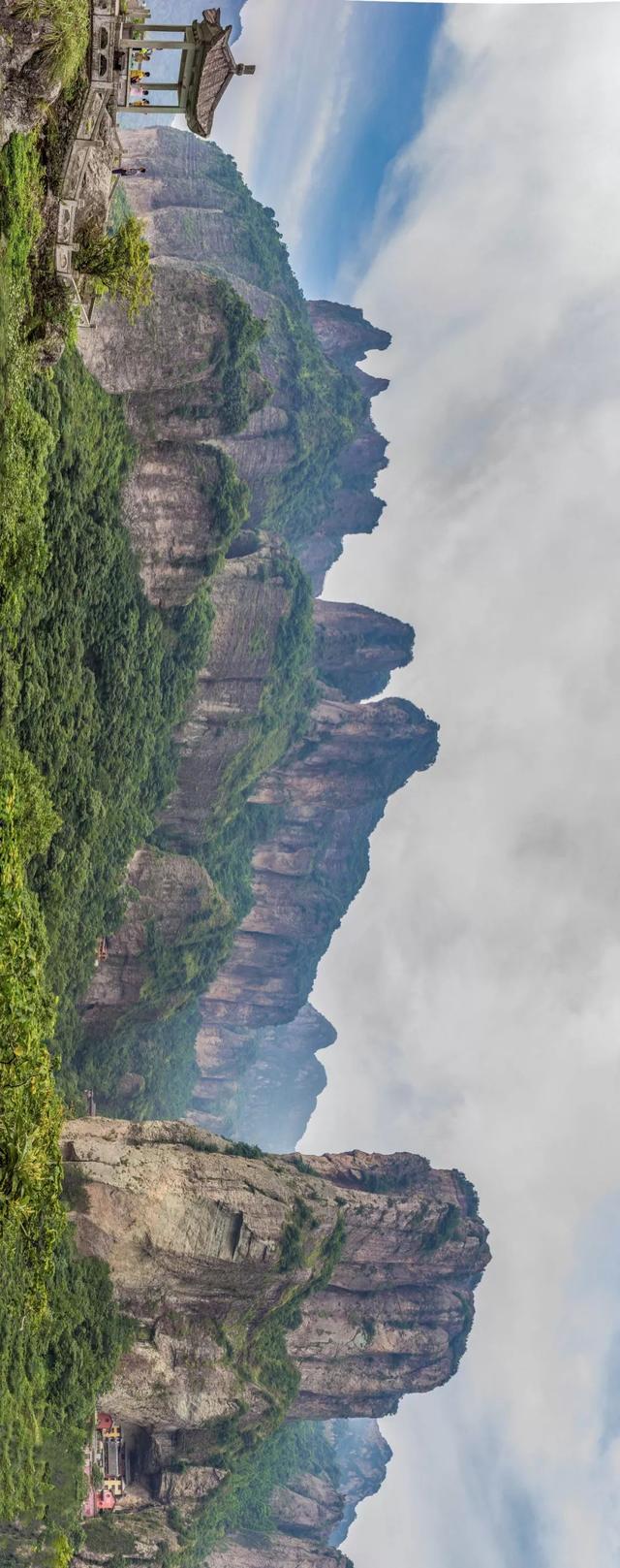 雁荡山全景图片