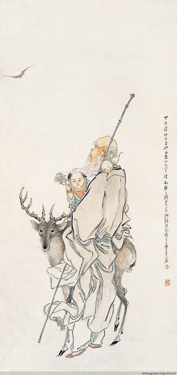 钱慧安人物画作品欣赏上