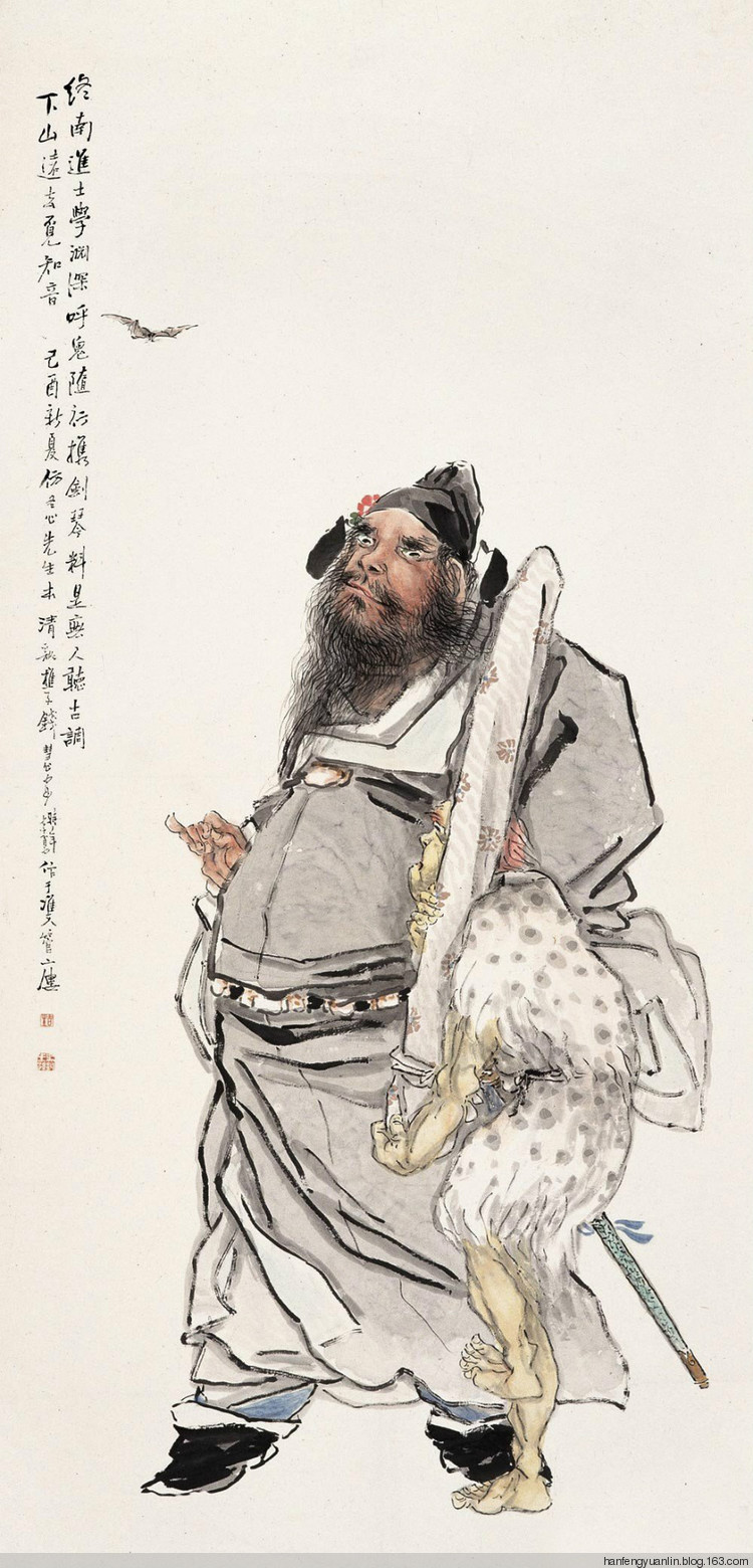 钱慧安人物画作品欣赏上