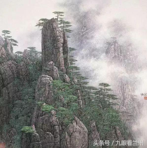 宋涤彩墨山水画作品开创了一代中国画的写实主义新风