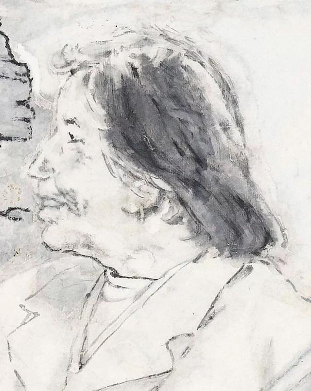 丁中一写实水墨人物画赏析