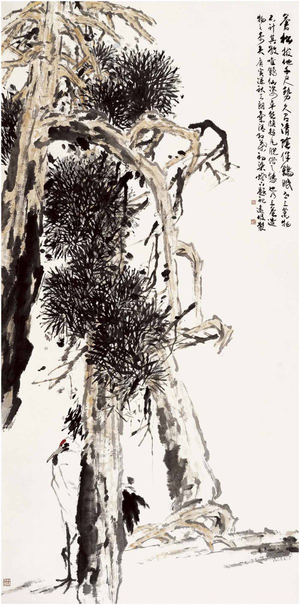 邓远坡写意花鸟画作品欣赏