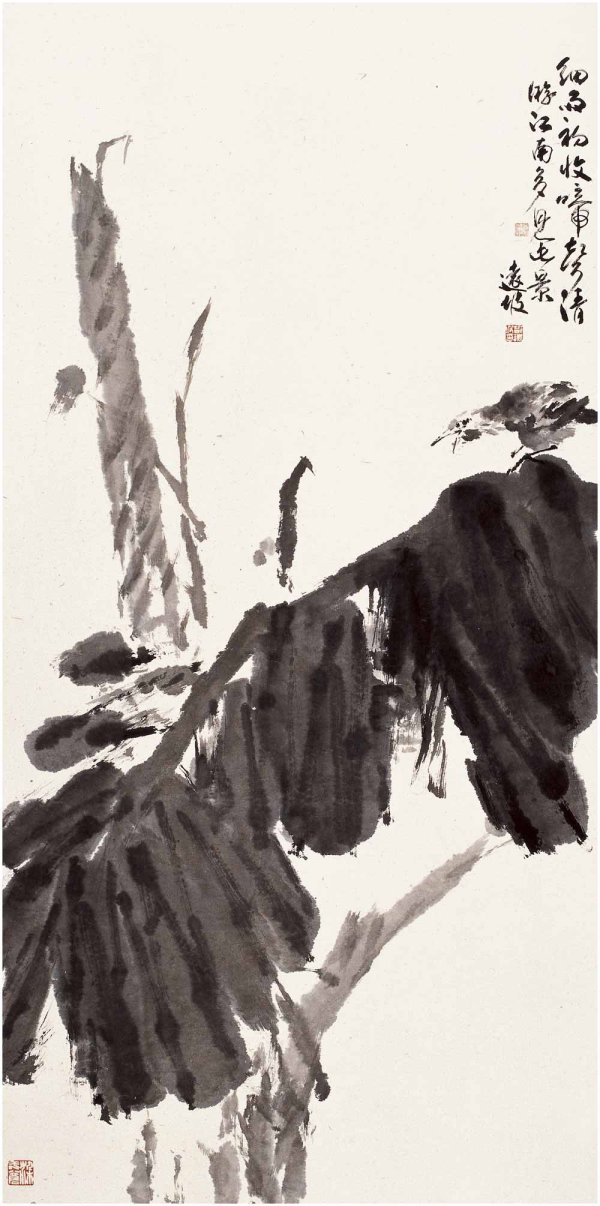 邓远坡写意花鸟画作品欣赏