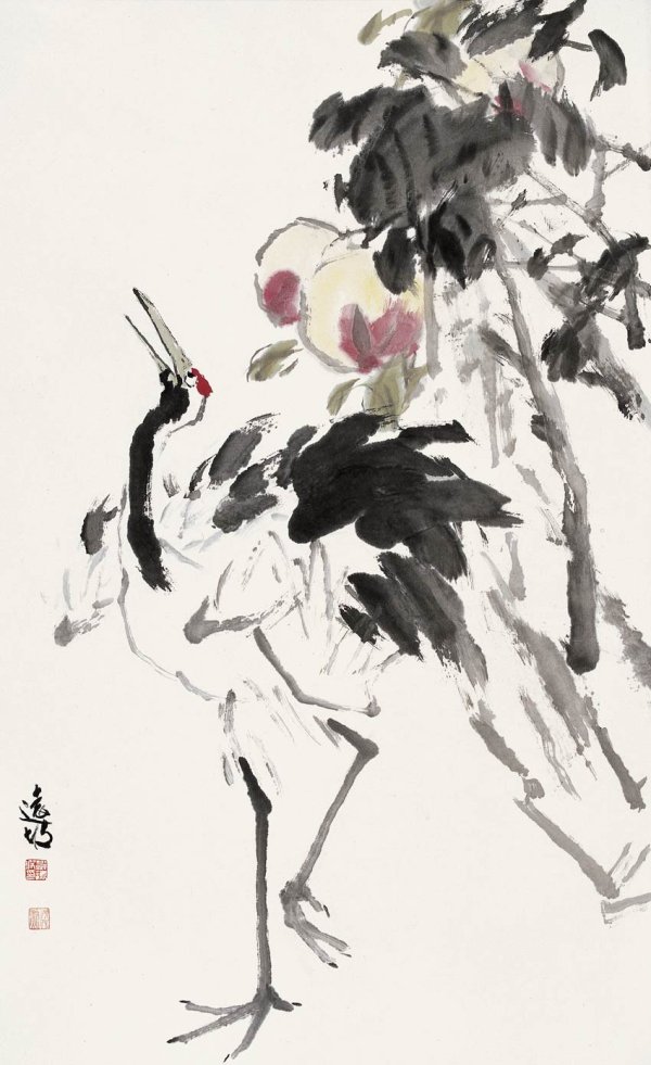 邓远坡写意花鸟画作品欣赏