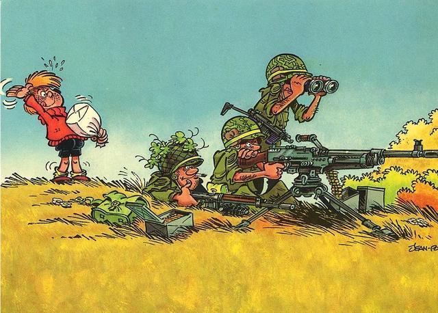 看漫画猜武器比利时漫画中的冷战欢乐时光
