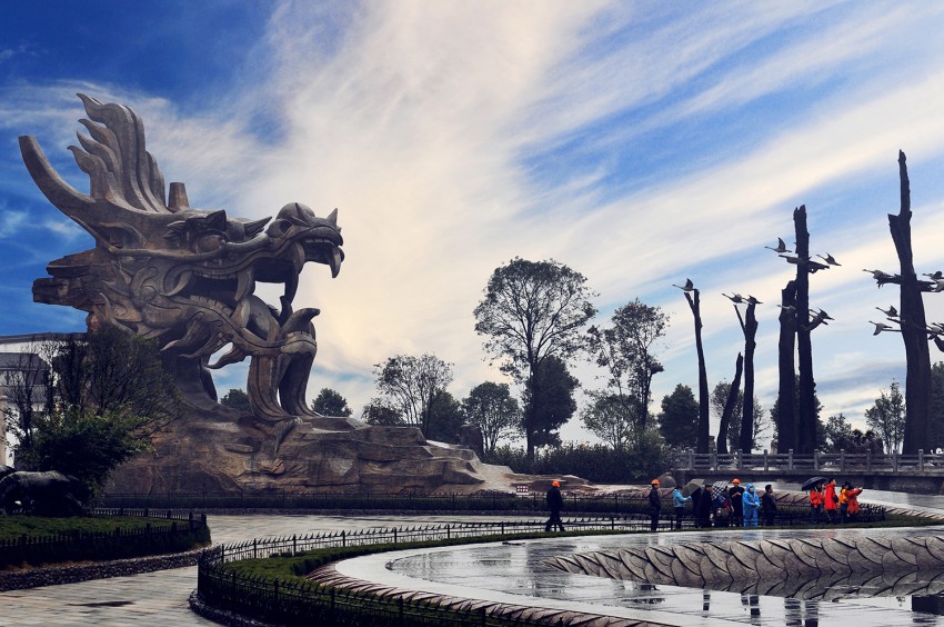 安徽太湖『五千年文博园』绝美景观图片88张