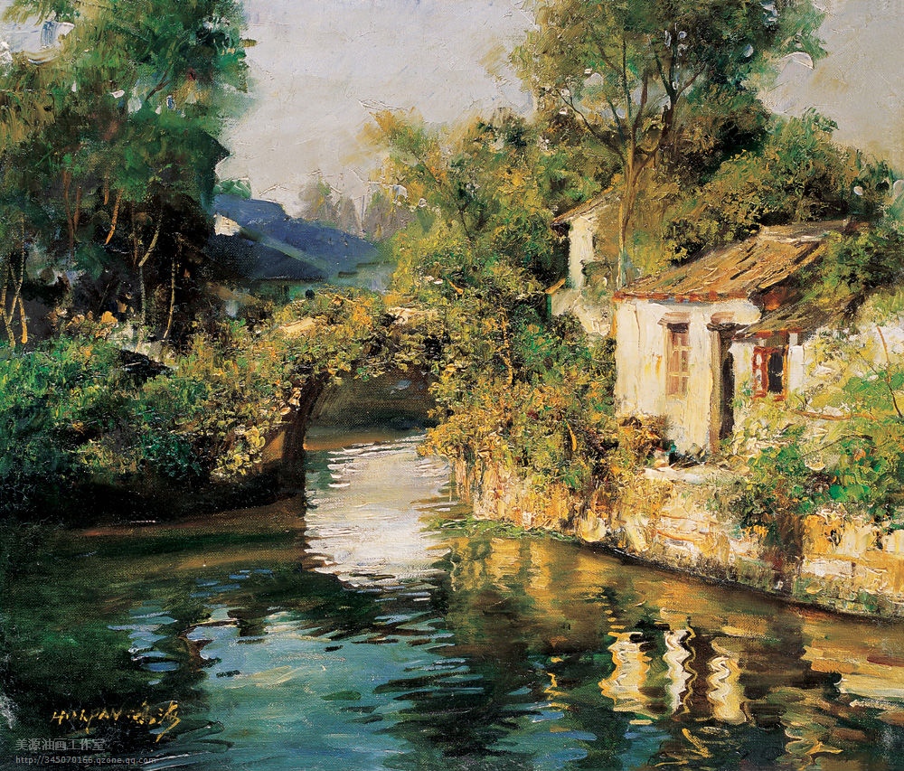 油画欣赏潘鸿海油画作