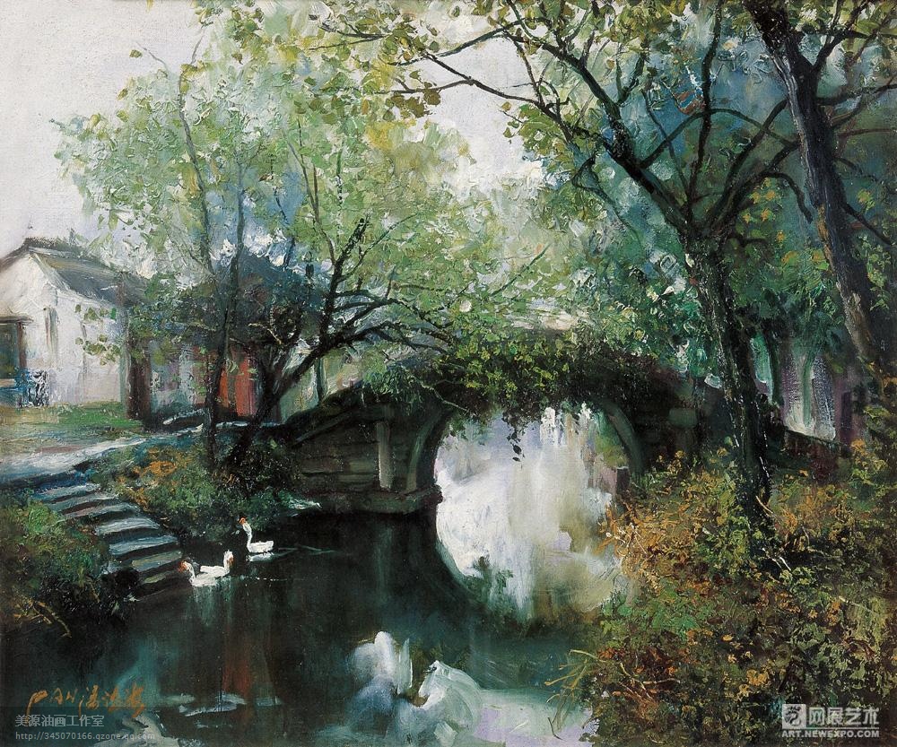 油画欣赏潘鸿海油画作