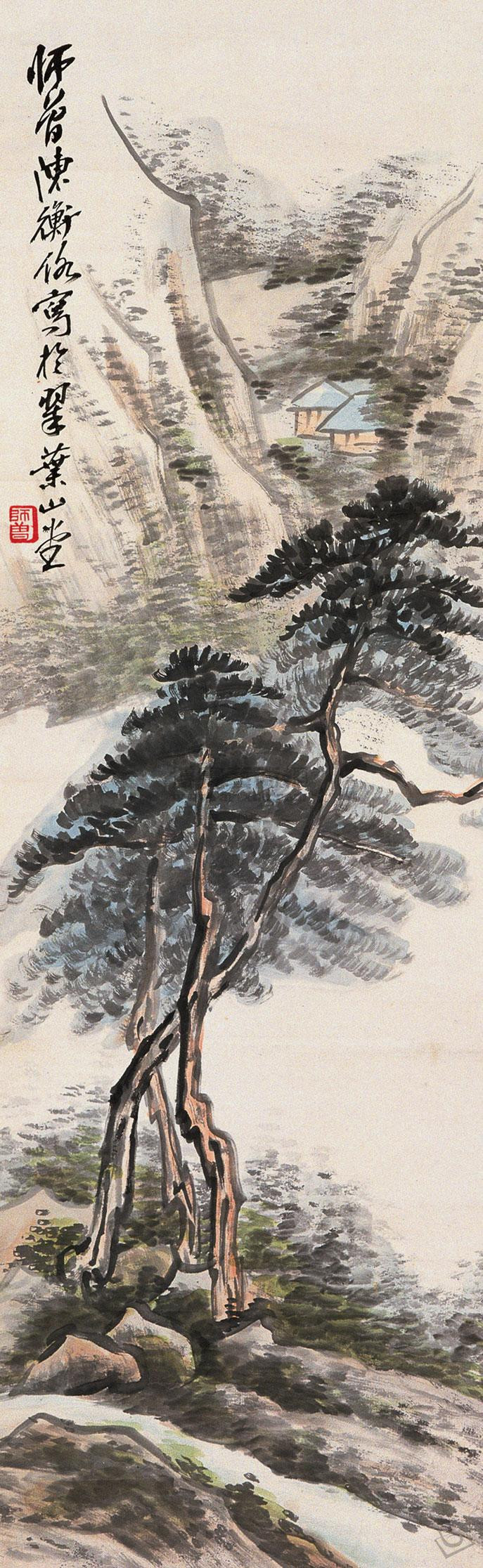 陈师曾山水画作品