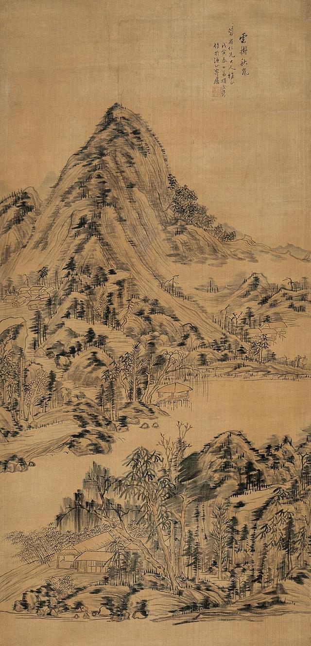 项文彦山水画作品欣赏