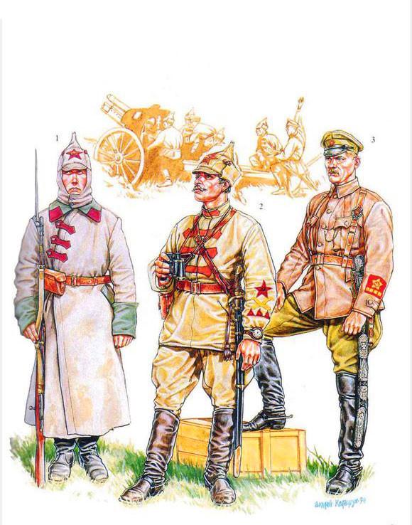 俄罗斯红军和白军图片