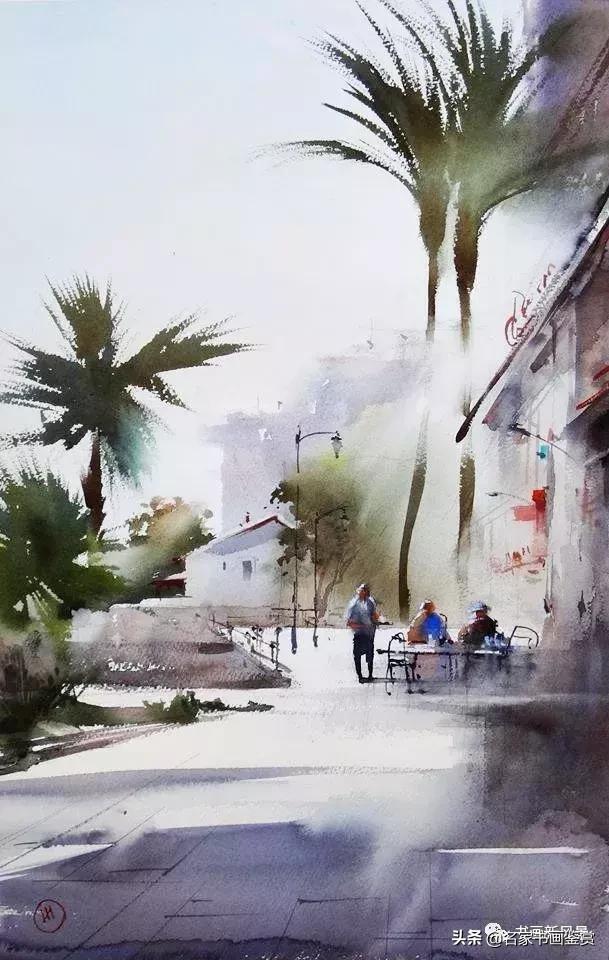 以上为俄罗斯著名水彩画家 ilya ibryaev的作品