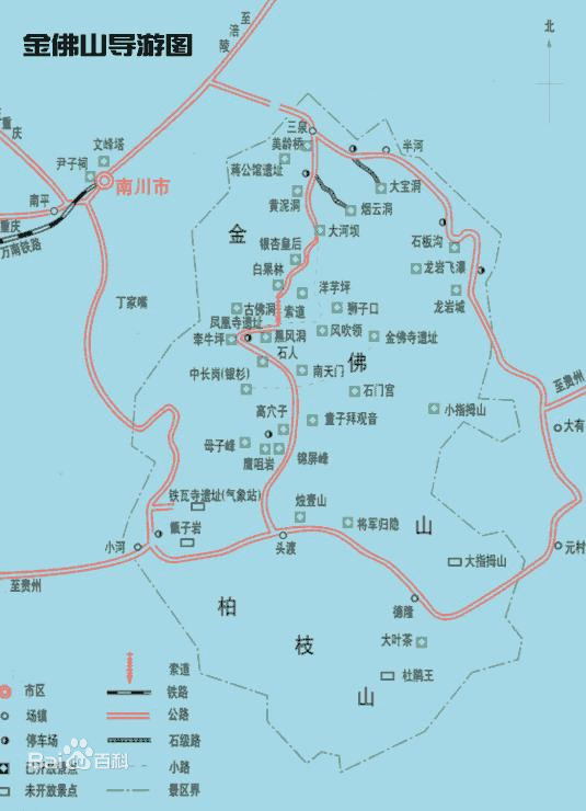 中国旅游景点地图2