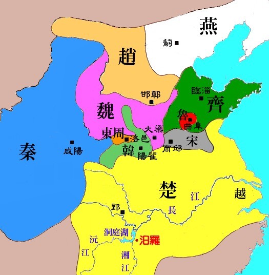 春秋韩国地图图片