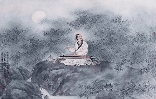 王阳明之龙潭夜坐图