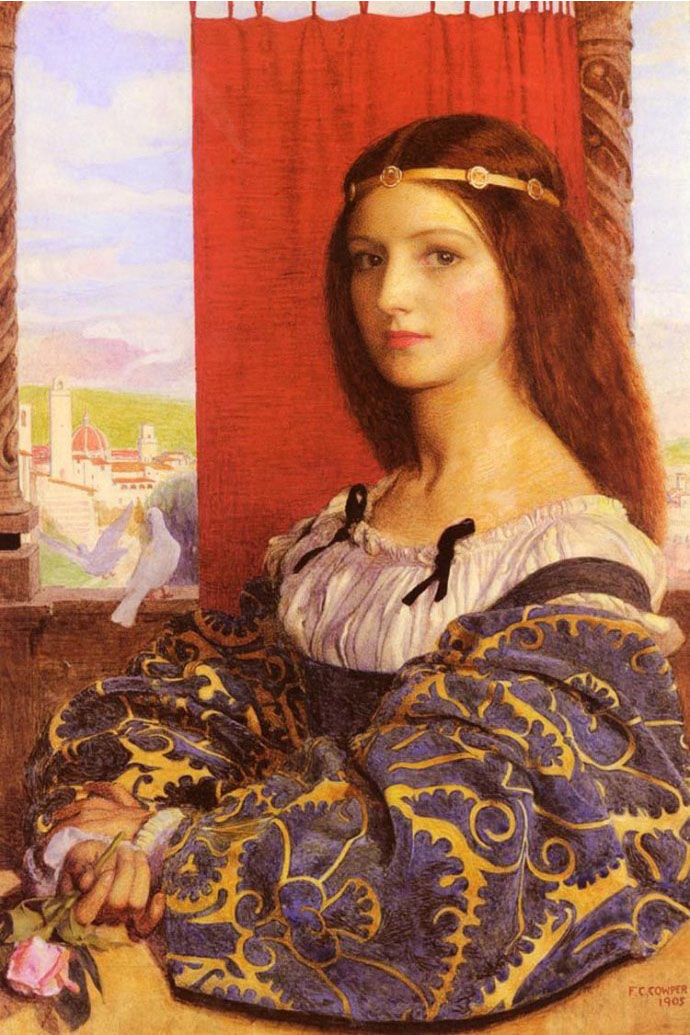 弗兰克·卡多根·库柏:莫莉公爵夫人frank cadogan cowper:molly