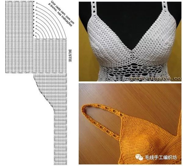 胸罩背心编织方法图片