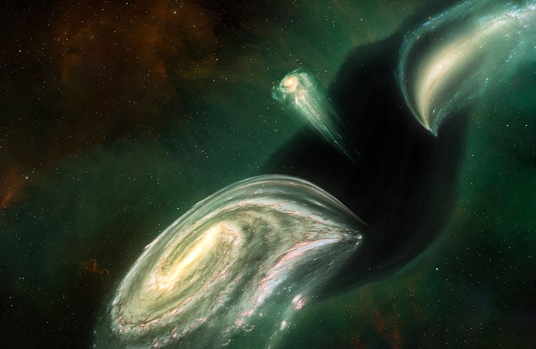 在天文学上,这个引力源被称为"巨引源"