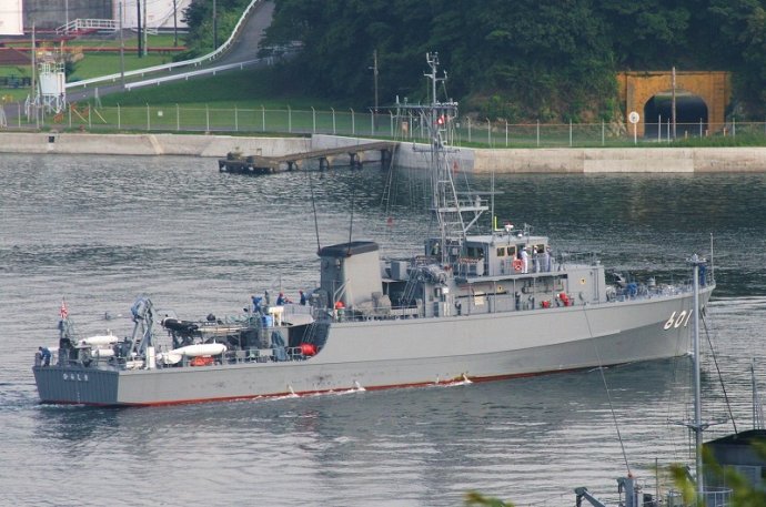 平岛级3艘:msc-601平岛号,msc-602屋久島号, msc-603高島号宇和岛级9