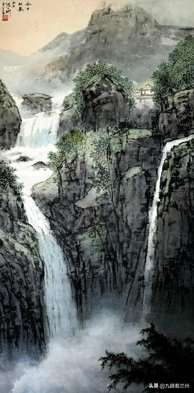 张大昕山水画作品是心灵笔墨艺术的自由