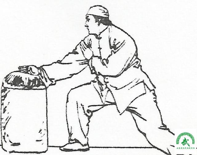 牛街白猿通背拳的沉手功夫操桩打袋