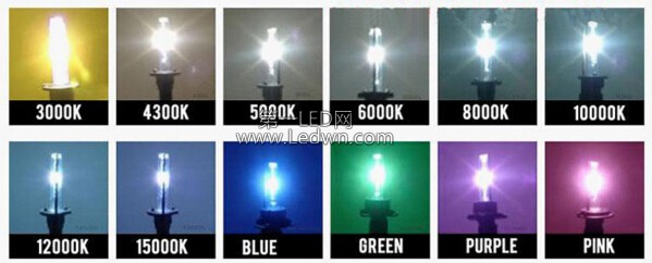 色温对照表led色温暖白光中性白光正白光冷白光的区别