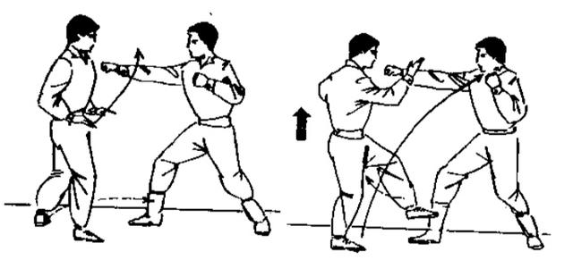 北腿代表戳脚拳技术