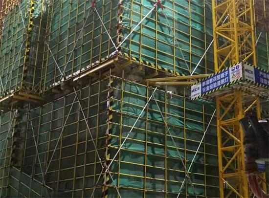 脚手架的杆配件名称上海钢管脚手架双包搭设工程67