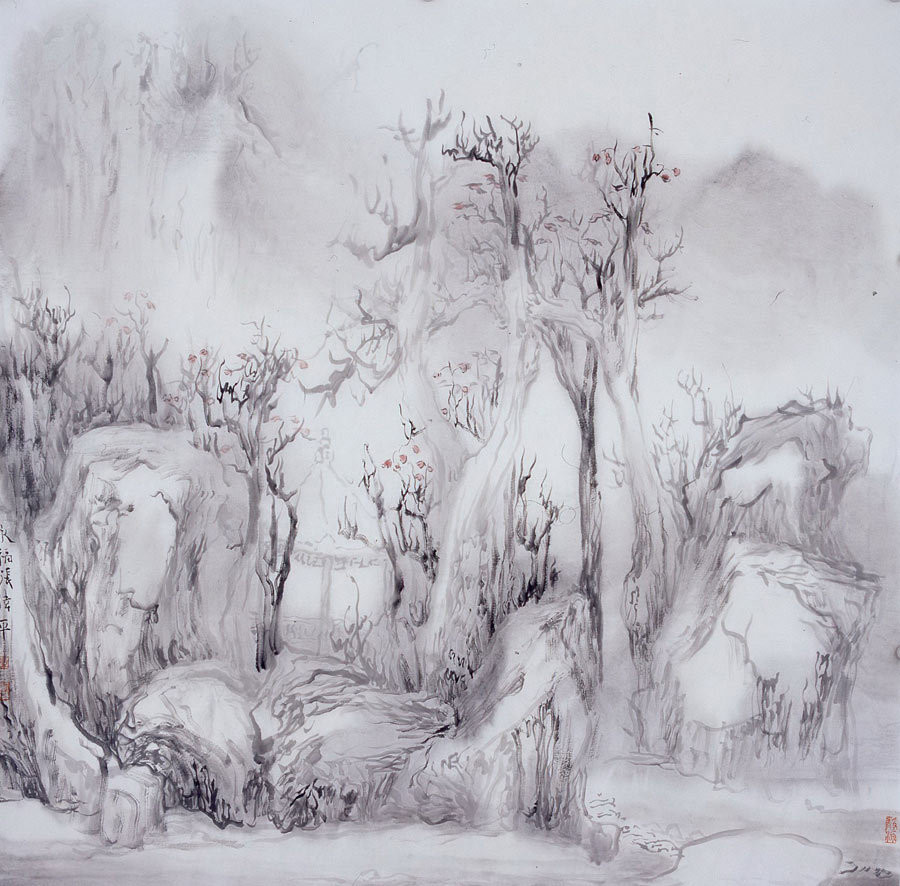 张伟平国画作品欣赏