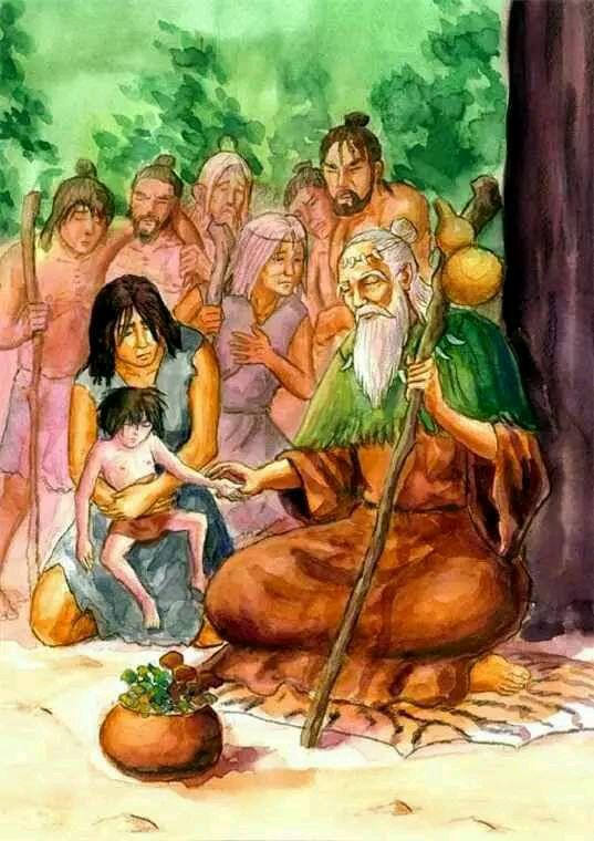 42.鹿女降龙传说黄河上游仙洞之中,有一鹿仙女,好济困扶危.