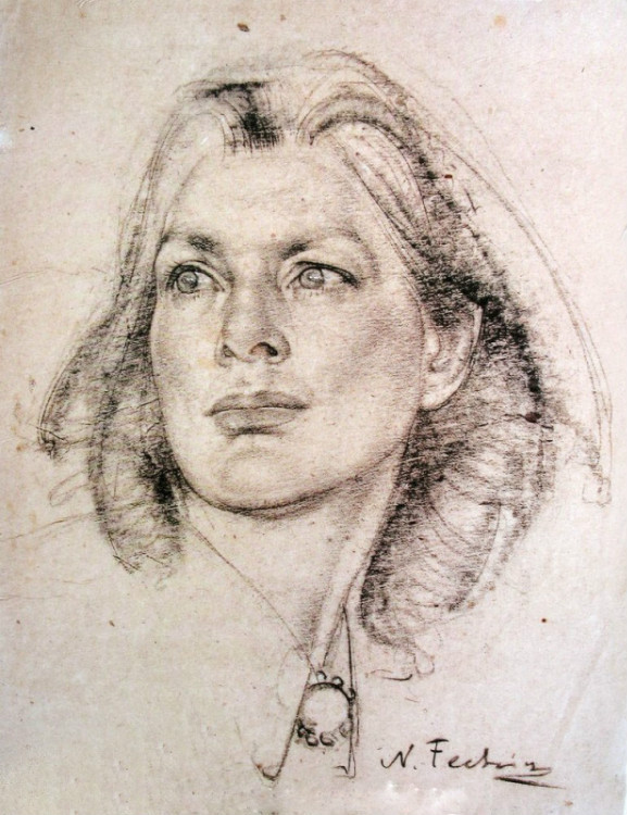 尼古拉菲钦素描作品