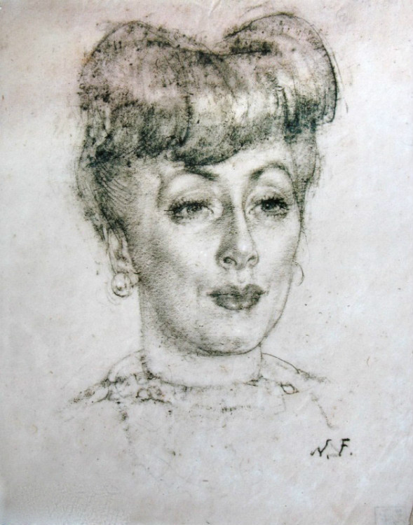 尼古拉菲钦素描作品