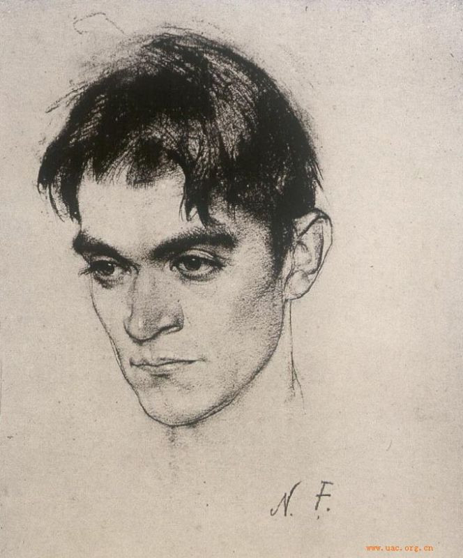 尼古拉菲钦素描作品