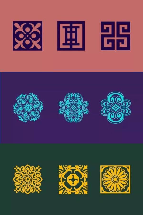 值得收藏的中国传统元素合集中国传统纹样美极了