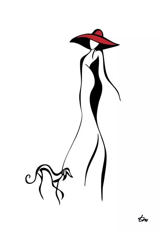 人很美线条更美