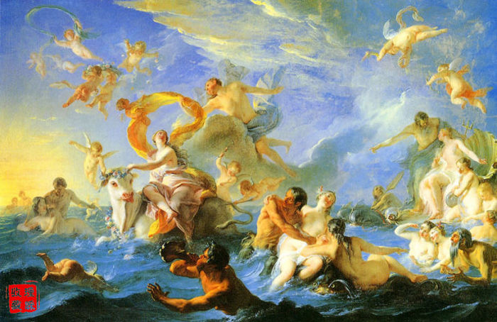 希腊神话:欧罗巴(europa)是美丽的腓尼基(phoenicia)公主,宙斯化作一
