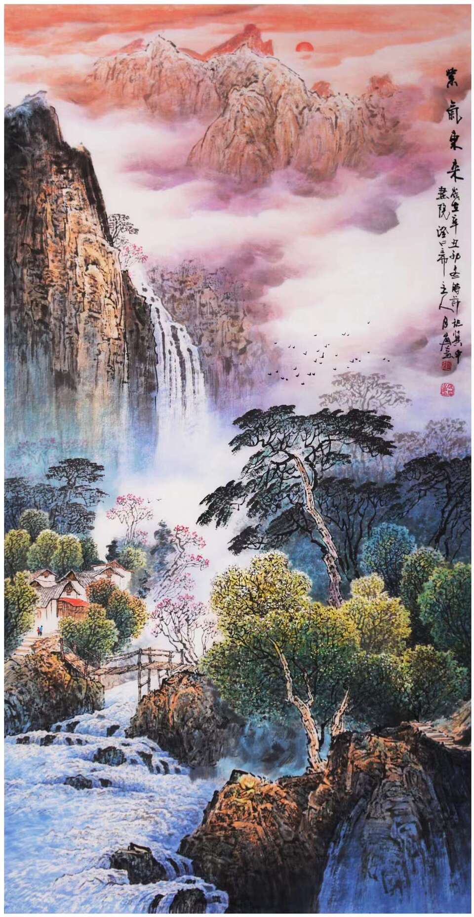 实力派山水画家张月岗笔墨丹青抒写豪迈情怀