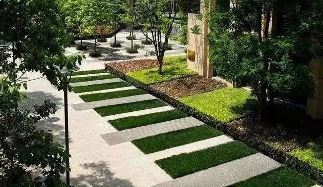 庭院停车场设计效果图图片