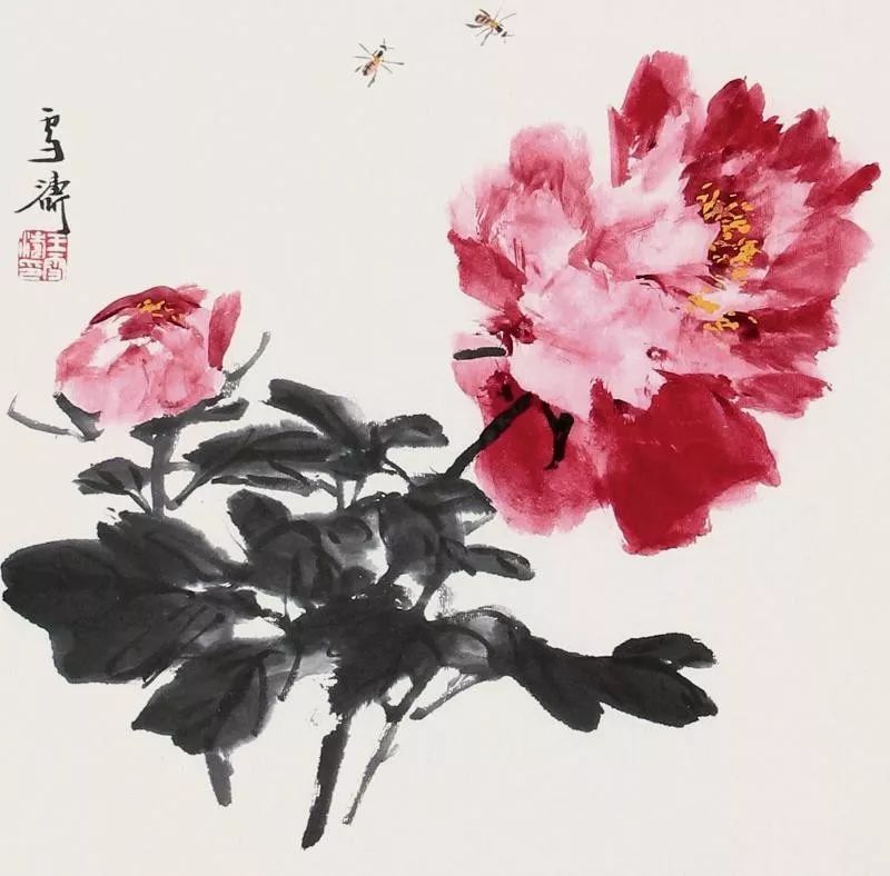 国色天香王雪涛教你画牡丹85幅