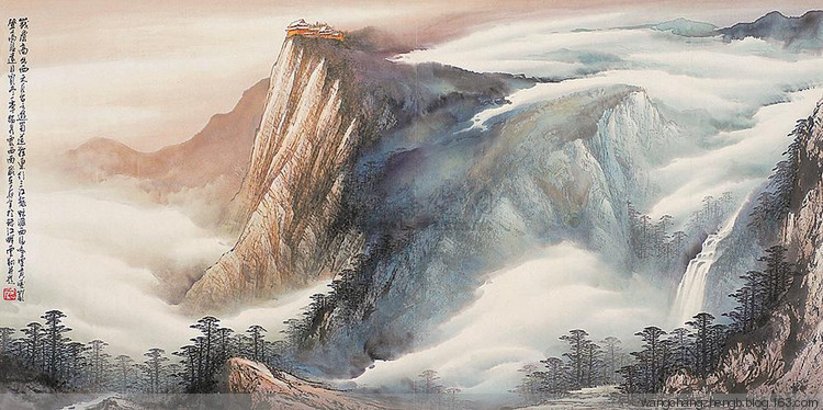 施云翔山水作品欣赏