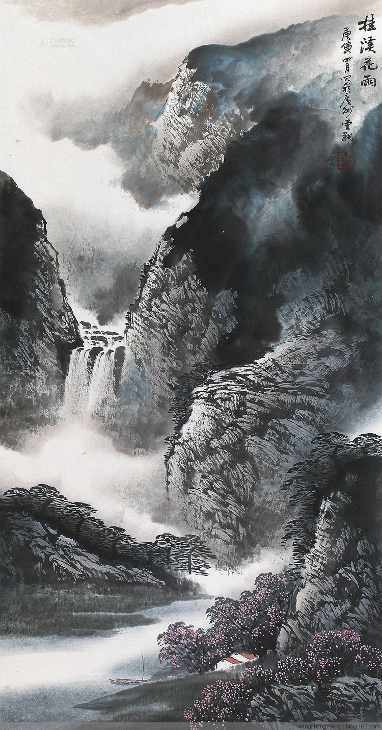 施云翔山水作品欣赏