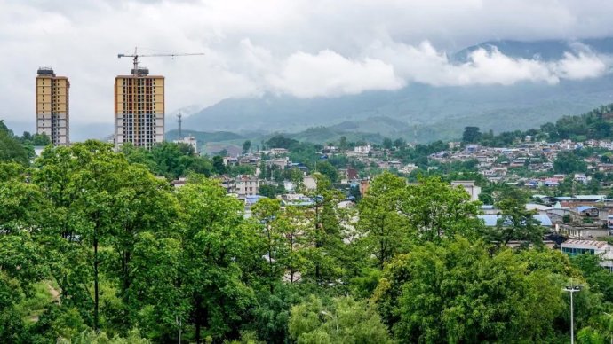 游世界国内557全国最小边境城西南国门畹町镇