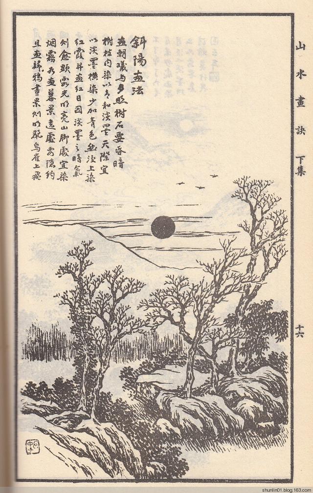 马骀画宝《自习画谱大全》之「山水画诀」上下集/荣宝斋1982年版 - 好