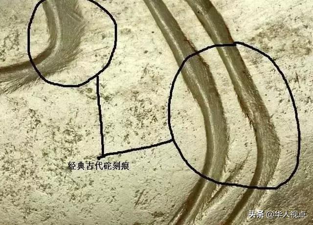 在砣架上,砣具下的工痕硬朗挺拔,犀利,流畅,没有杂乱无章的错位划痕