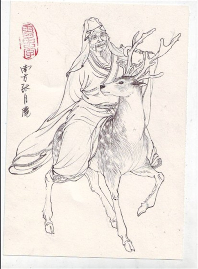 西游记白描人物作品欣赏