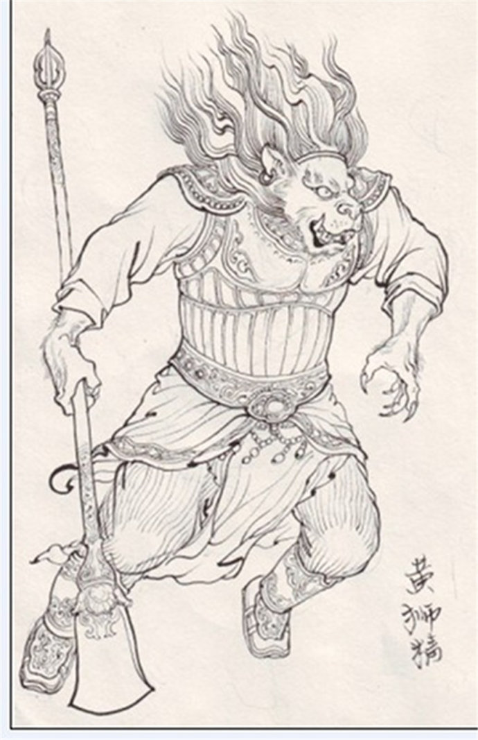 西游记白描人物作品欣赏