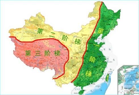 中国山脉地图软知识