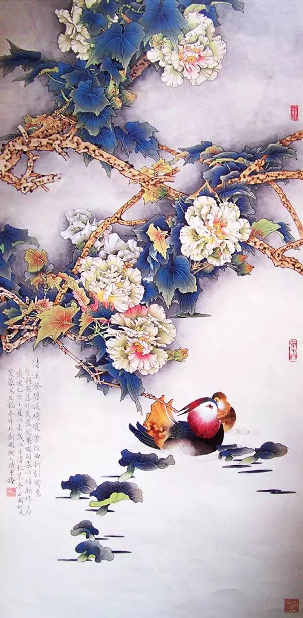 名家笔下的鸳鸯成双对